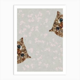 Cat Curious Art Print