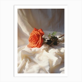 The Single Rose Art Print