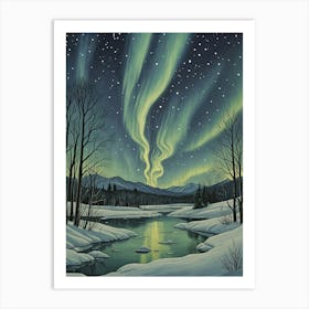 Aurora Lights no1  Art Print