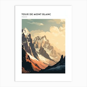 Tour De Mont Blanc France 2 Hiking Trail Landscape Poster Art Print