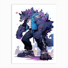 Wolf Character Art Print