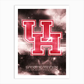 Houston Cougars Art Print