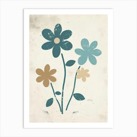 Vintage Flowers Art Print