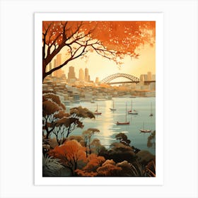 Sydney Australia Golden Tones 2 Art Print