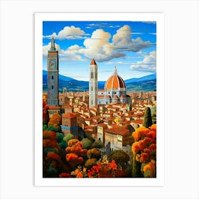 Florence Cityscape Art Print