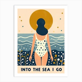 Into The Sea I Go 1 Art Print