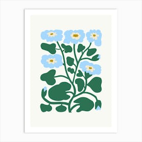 Forget Me Nots Art Print