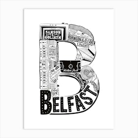 Belfast Art Print