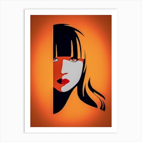 Portrait Of A Woman 5 Art Print