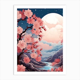 Beautiful Cherry Blossom Wall Art 2 Art Print