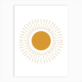 Sun Rays.2 Art Print