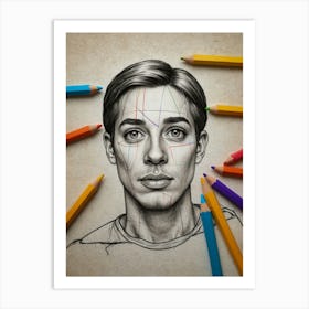 Portrait Of A Man 2 Art Print