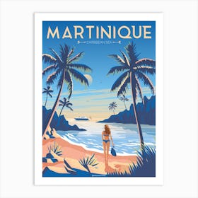 La Martinique Caribbean Island France Art Print