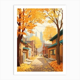 Beijing In Autumn Fall Travel Art 2 Art Print