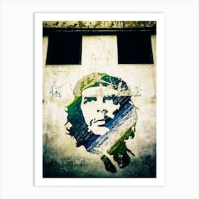 Che Guervara Representation Cuba Art Print