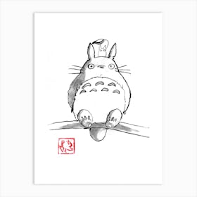 Totoro Art Print