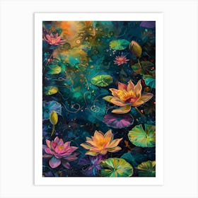 Water Lilies 5 Art Print