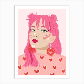 Pink Lady Art Print