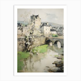 Conwy (Wales) Painting 2 Art Print