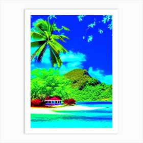 Mamanuca Islands Fiji Pop Art Photography Tropical Destination Art Print