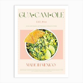 Guacamole Mid Century Art Print