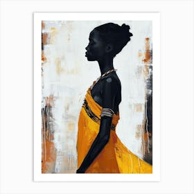 Nomadic Nectar; Essence Of Boho |The African Woman Series Art Print