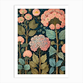 William Morris Chrysanthemums Art Print