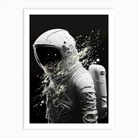 Astronaut Painting Art Print