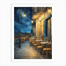 Night In Paris 1 Art Print
