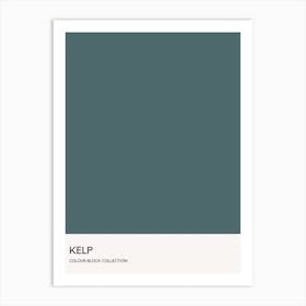 Kelp Colour Block Poster Art Print