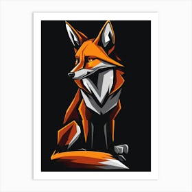 Fox Illustration 1 Art Print