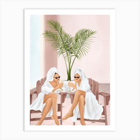 Morning with A Friend III Art Print