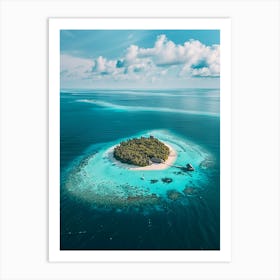 Maldives Island 3 Art Print