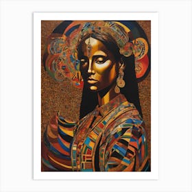 Woman In Gold Art Print