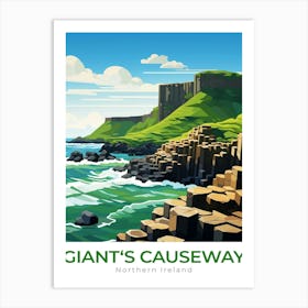 Ireland Giant S Causeway Travel Art Print