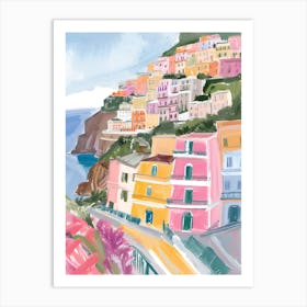 Amalfi Coast La Dolce Vita Poster 15 Art Print