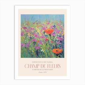 Champ De Fleurs, Floral Art Exhibition 08 Art Print