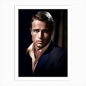 Color Photograph Marlon Brando 2 Art Print