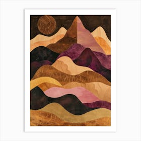 Mountain Range Art Print