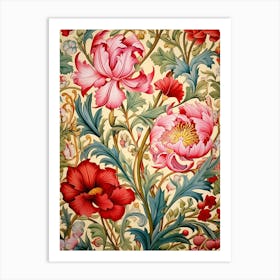 Floral Wallpaper 183 Art Print