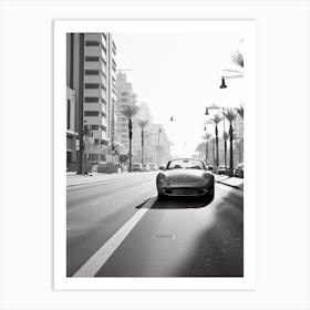 Dubai, United Arab Emirates, Black And White Old Photo 4 Art Print