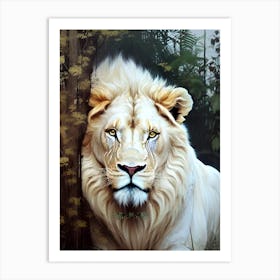 White Lion 14 Art Print