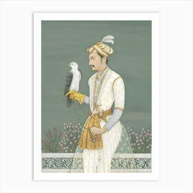 Man With A Bird Art Print