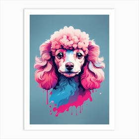 Beautiful Poodle Art Print