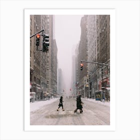 Winter In New York Art Print
