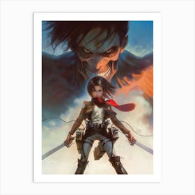 Attack On Titan 8 Art Print