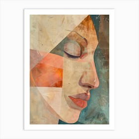 Woman'S Face 45 Art Print