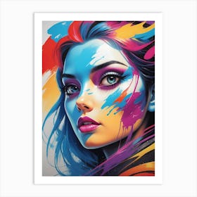 Portrait Of A Girl 3 Art Print