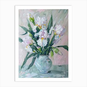 A World Of Flowers Iris 3 Painting Art Print