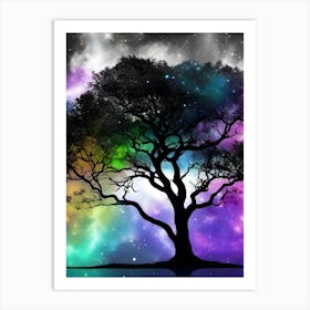 Tree In The Sky 7 Art Print